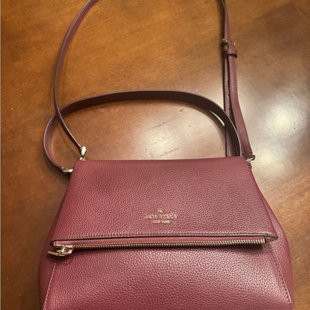 kate spade NWOT Cherrywood Leila Medium Flap Shoulder Bag